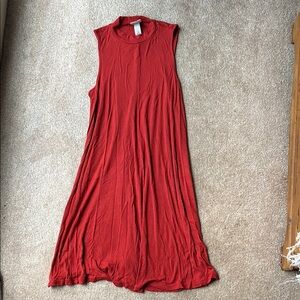 Sleeveless Red Dress